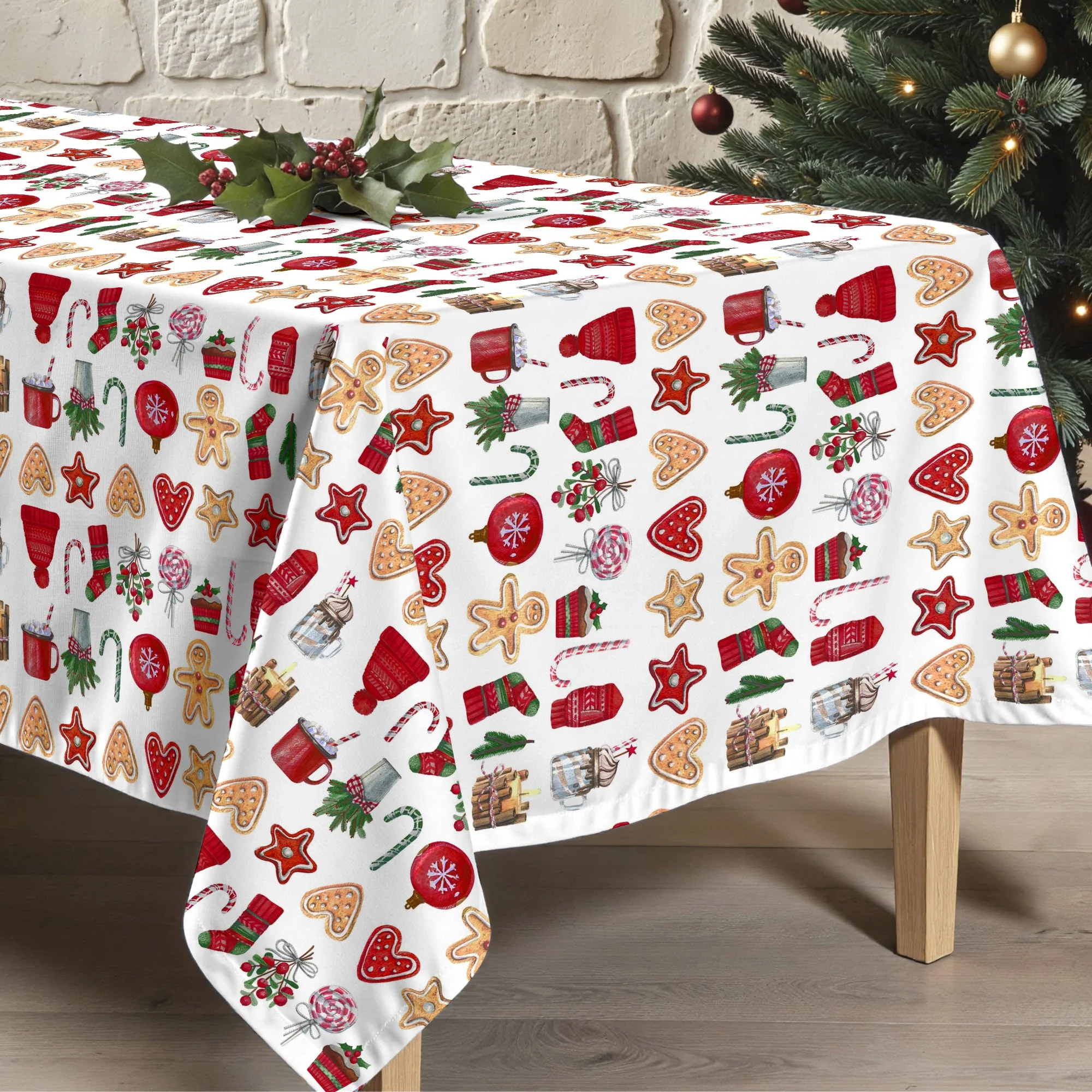 Nappe en résine Anti-tâches Merry Christmas 9