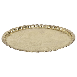 Plateau Metal Dore D47.5cm A1/m6