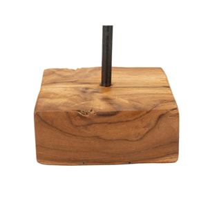 SCULTURA CUORE IN TEAK RIC. CM 10X10X25 (PEZZI UNICI - NON RIP. IN SERIE)