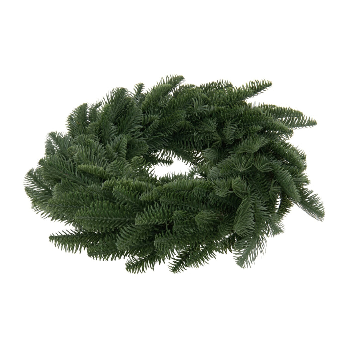 J-Line décoration couronne - plastique - vert - medium