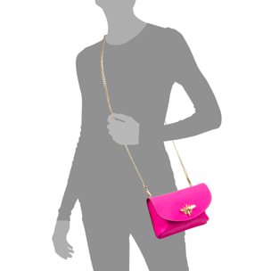 Aquilonia borsa a mano donna. Pelle autentica finitura Dollaro.