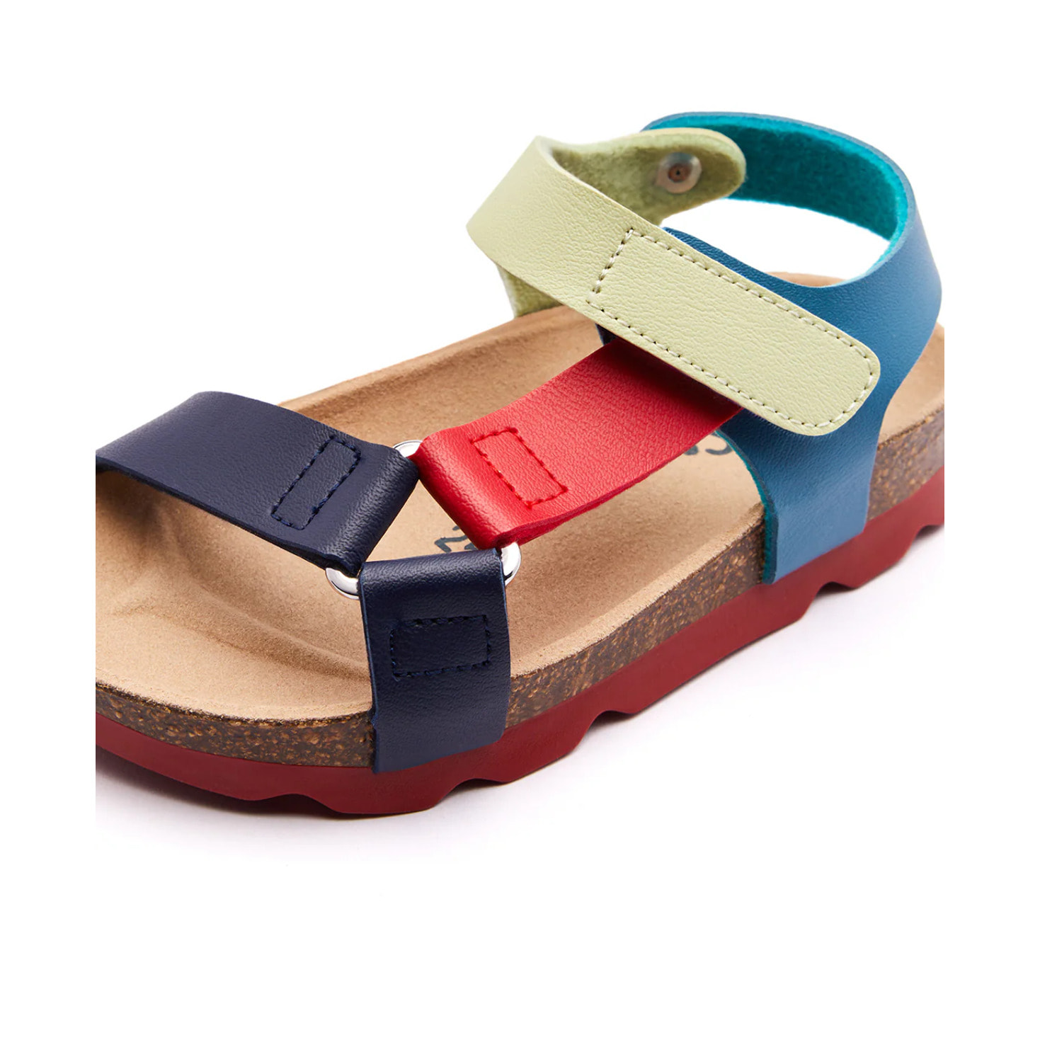 Sandalias Abiertas de Niños Cierre Adherente Multicolor