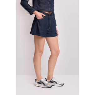 Kocca - Pantaloni corti in denim Donna, Tinta unita