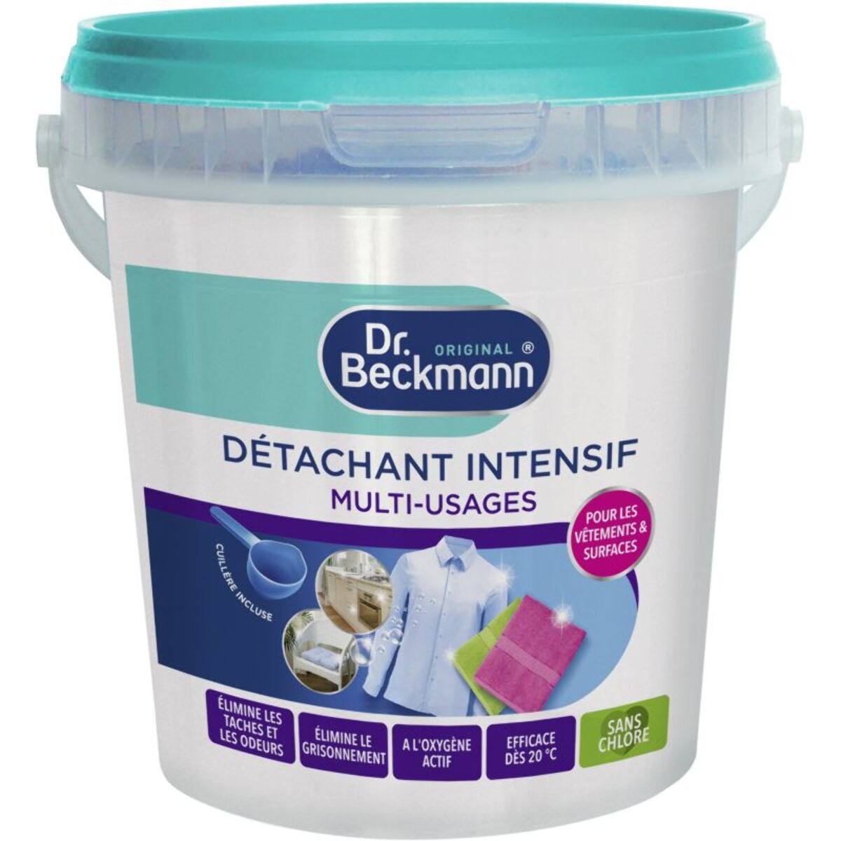 Détachant textile DR BECKMANN poudre 4en1 1Kg