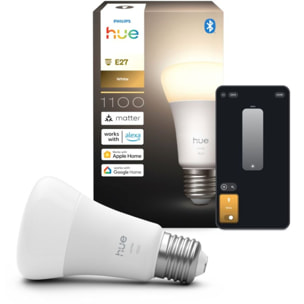 Ampoule LED connectée PHILIPS HUE E27 White 75W
