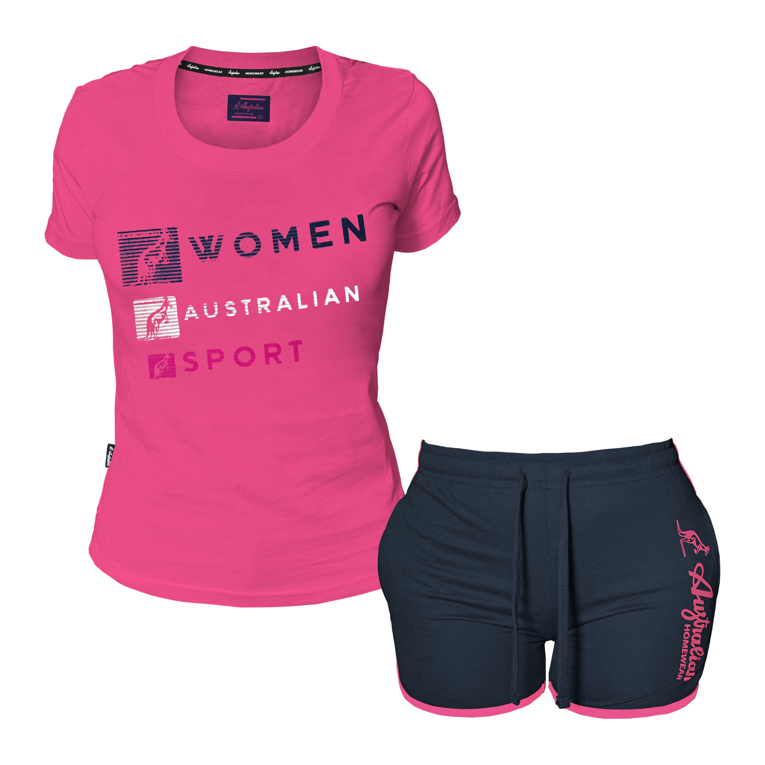 Completo Homewear Donna Corto AUSTRALIAN Cotone