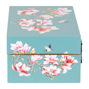 Set 2 Cajas Floral 25x15x11/20x12x8 Cm