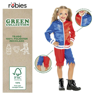 DISFRAZ HARLEY QUINN GREEN COL CAJA INF