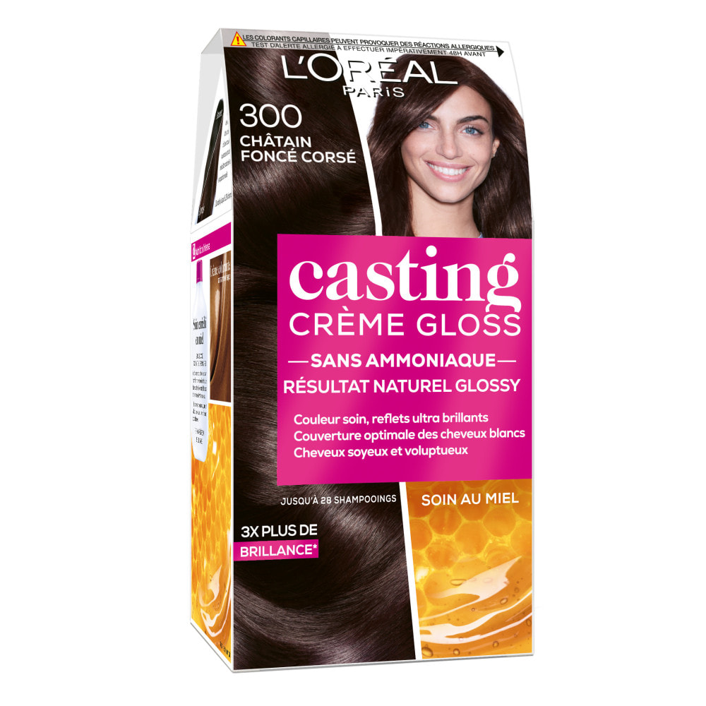 L'Oréal Paris Casting Crème Gloss Coloration 300 Châtain Foncé Corsé