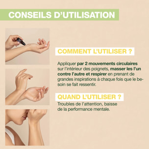 Pranarom - Roll-on Focus - Bio - 5 ml roller