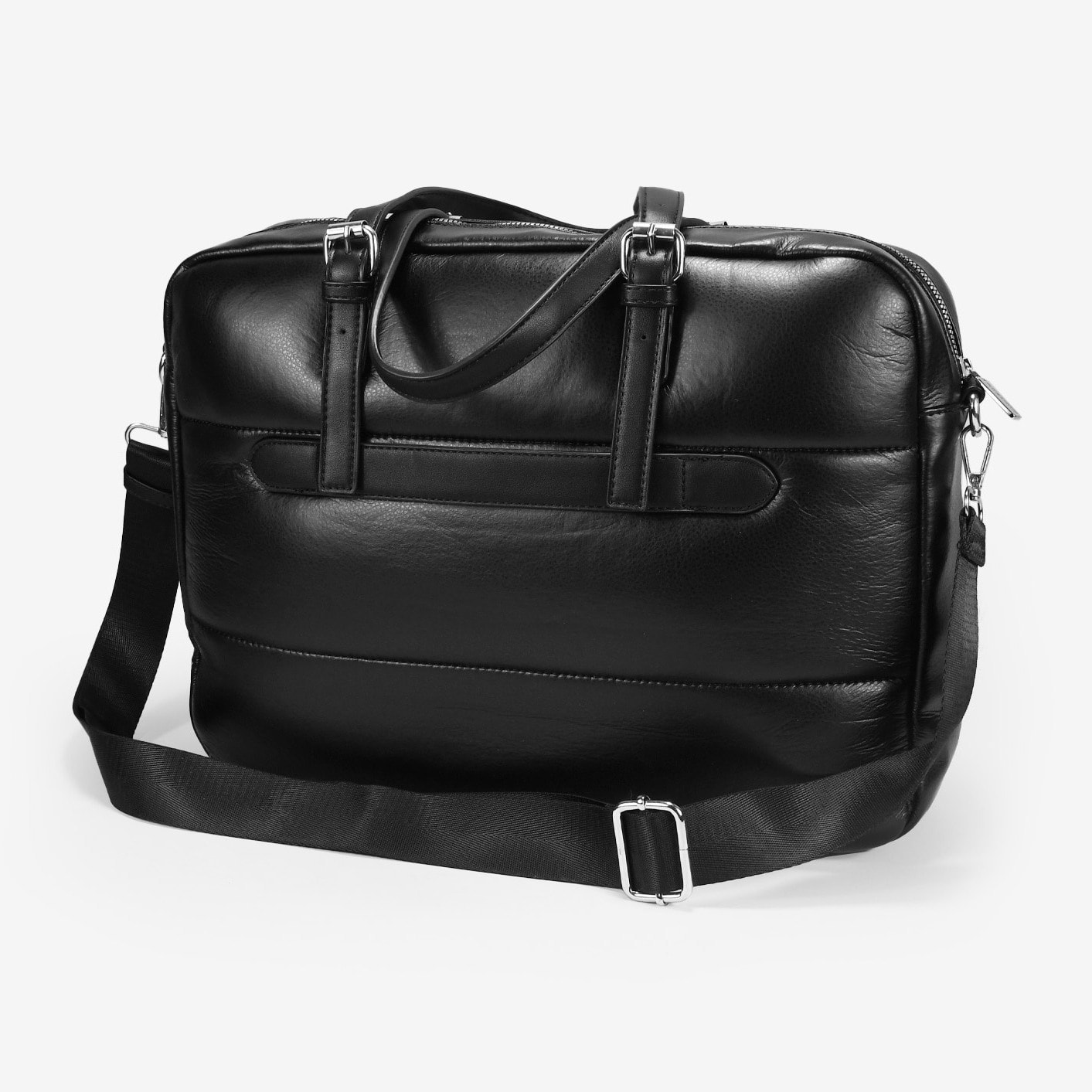 Bolso de hombro negro para portátil