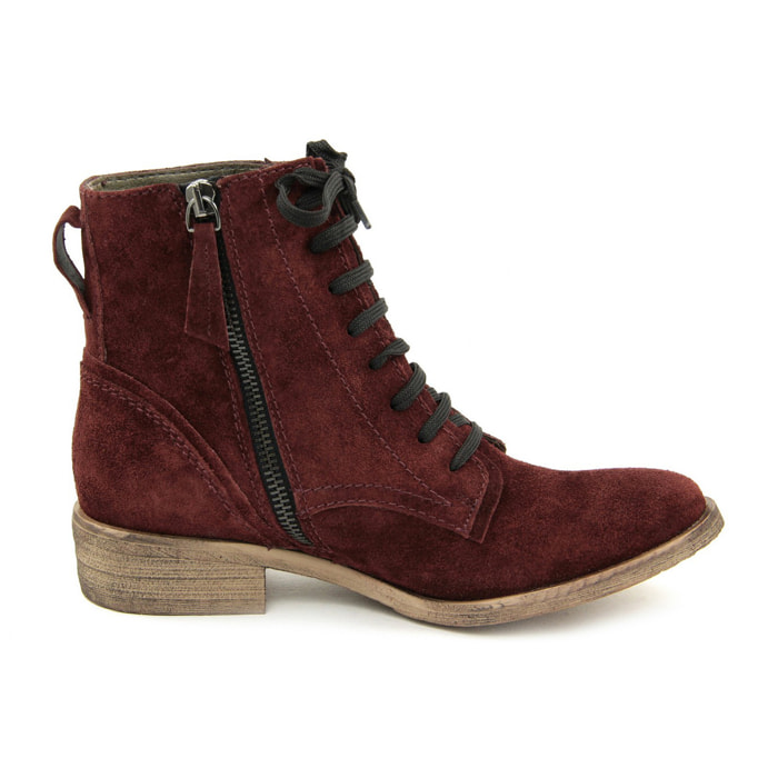 EYE STIVALETTO STRINGATO BORDEAUX