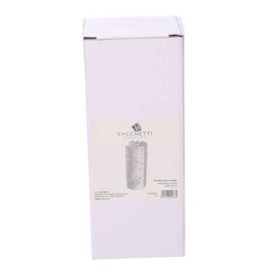 Portabicchiere in metallo mare bianco tondo cm ø8h20