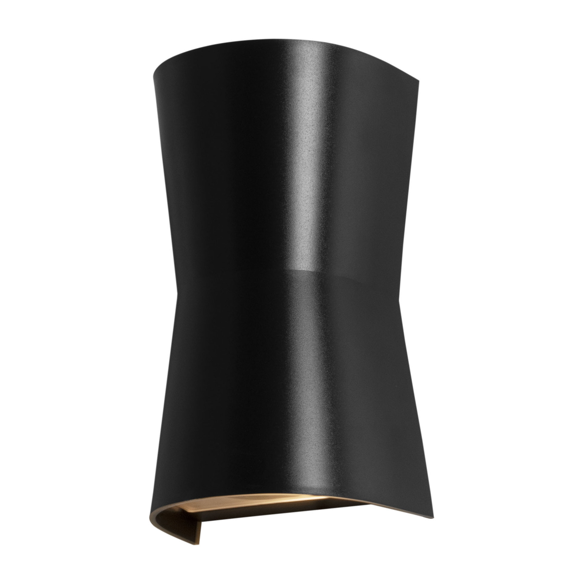 Forlight Aplique ASIMETRIC Negro Matizado - Iluminación Decorativa Moderna, Personalizable con Bombilla Elegida, Material Resistente ABS y Policarbonato, Diseño Funcional para el Hogar
