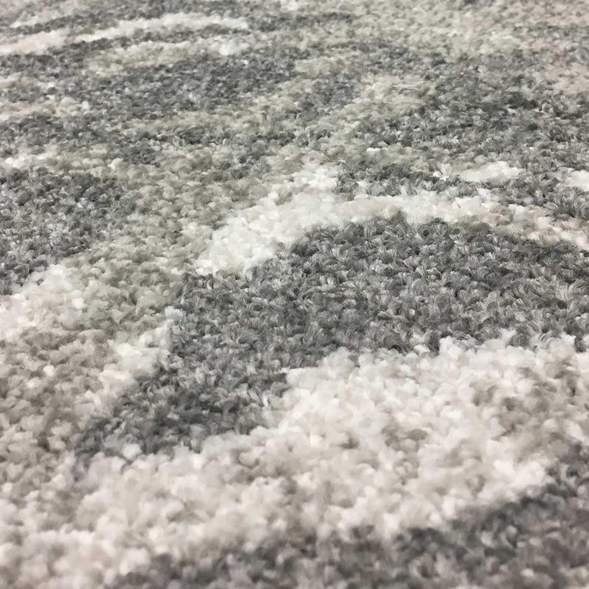 tapis dopon vintage scandinave gris, crème