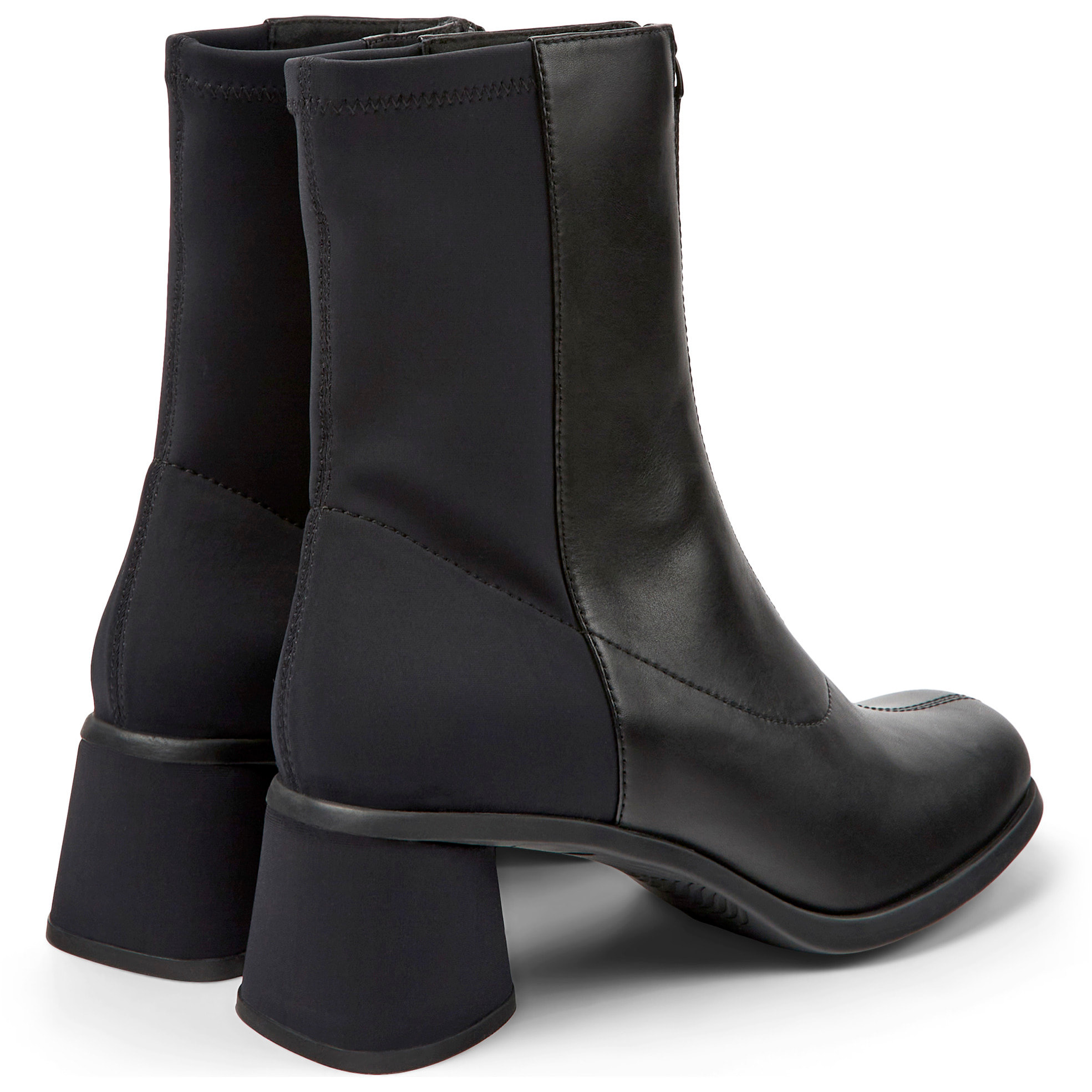 Botines - CAMPER Kiara - Negro - Cuero liso