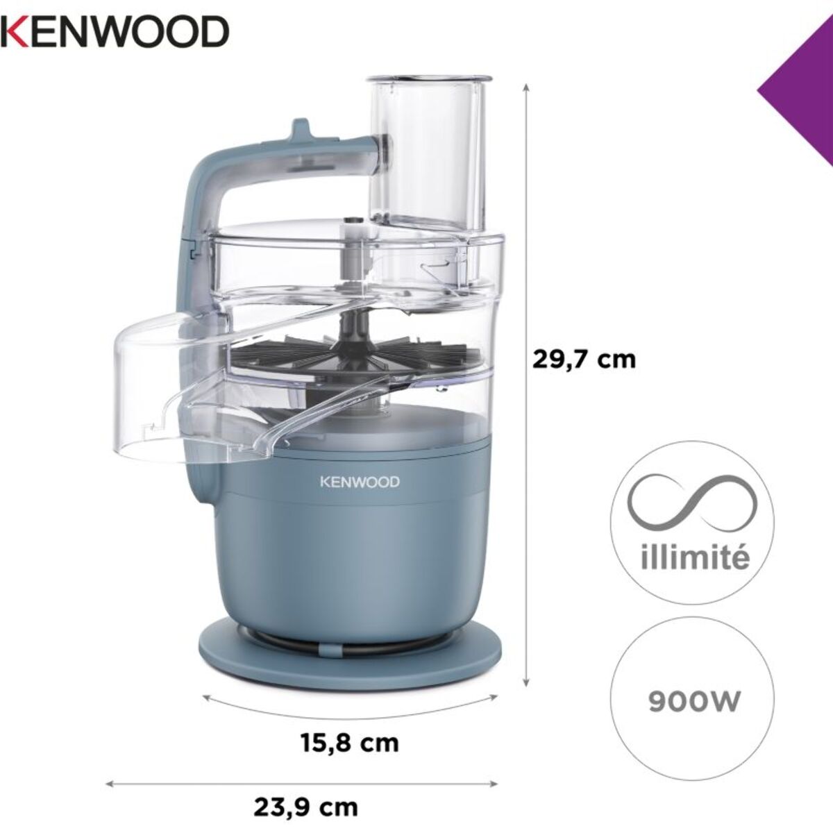 Robot multifonction KENWOOD MULTIPRO GO FDP23.380GY