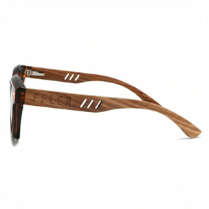 Gafas de Sol Feler 1588-2 Polarizadas de Madera Unisex 59 mm