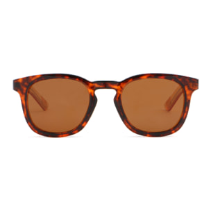 Gafas de sol OCEAN CASSIS - Habana dark con patilla champagne / Marrón