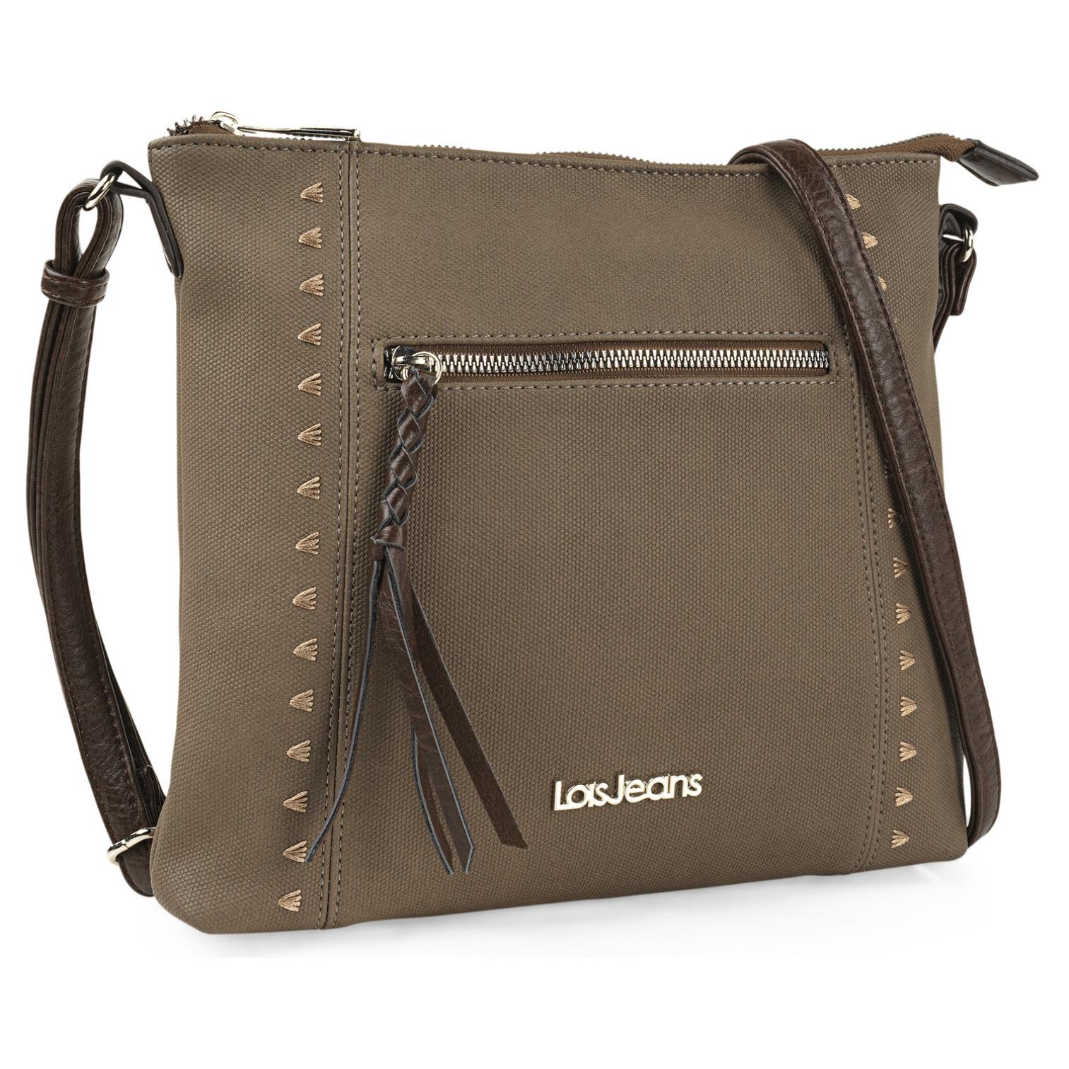 Bolso Bandolera Mujer Sint/Pu Lois Indiana Taupe