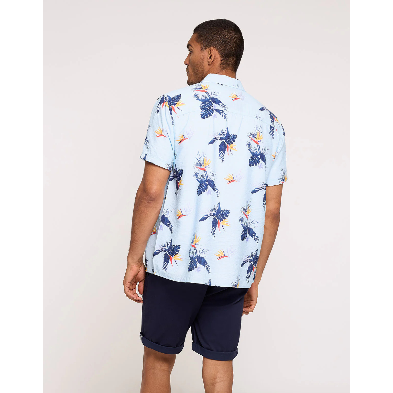 Camisa Manga Corta Azul - Chufe
