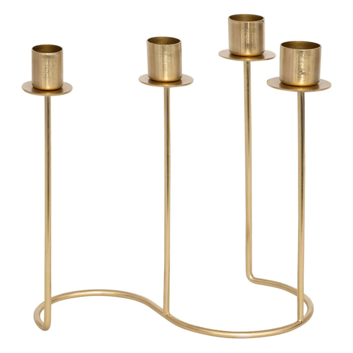 Chandelier Margy métal doré H23cm