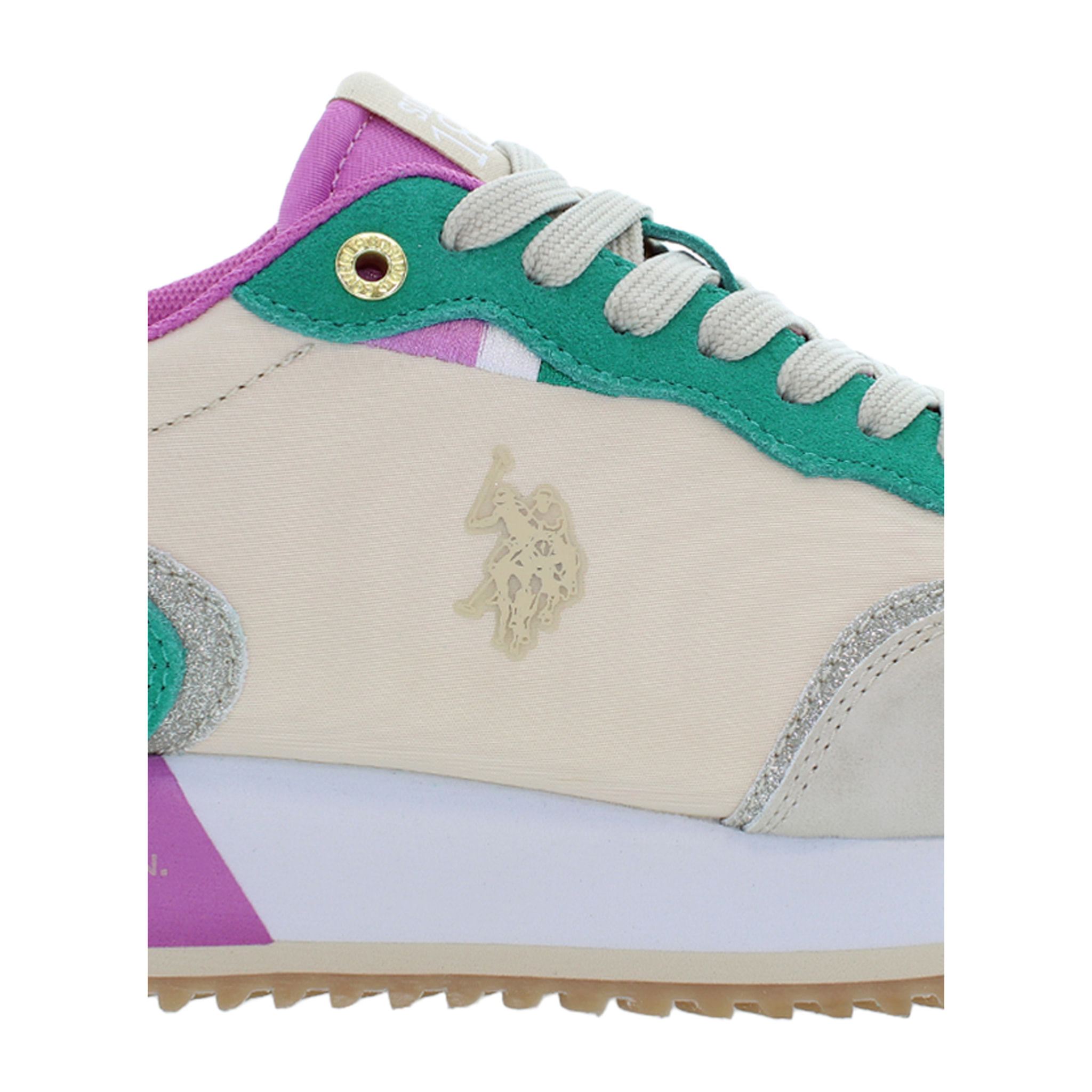 U.S. Polo Assn. - Sneakers SACHA007W/5NS1 in sintetico per donna