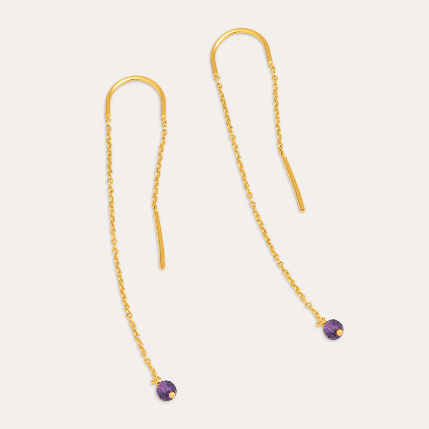 Pendientes Drop Raspberry Plata Baño Oro