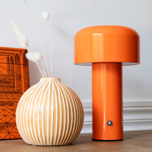 Lampe LED à poser orange MIRA