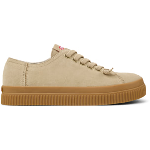 Zapatillas - CAMPER Peu Roda - Beige - Piel de ante