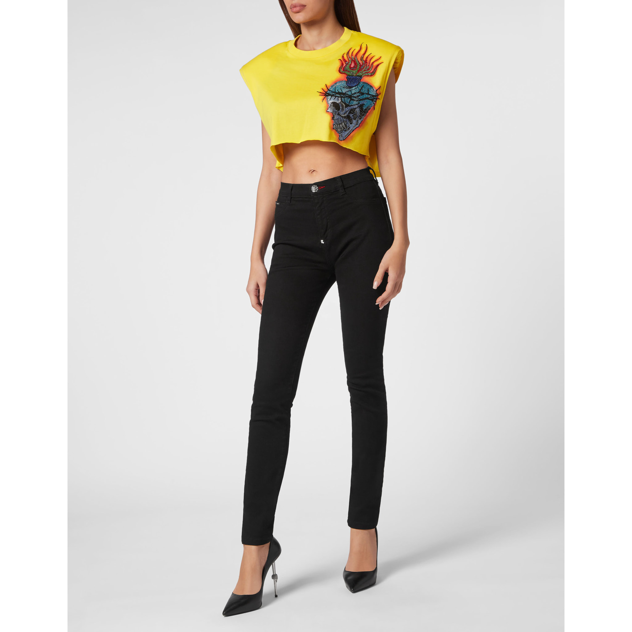 PHILIPP PLEIN Camiseta de tirantes TATTOO