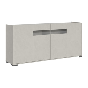 Buffet bas 4 portes 172x40x81 cm Riflesso cachemire