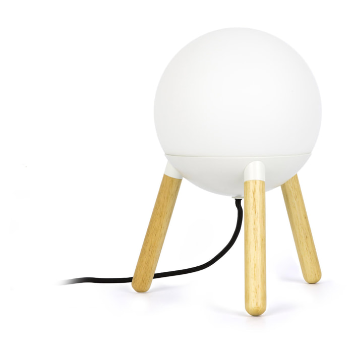 MINE PC Lampada da tavolo bianca