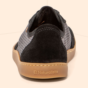 Zapatos N5914 MULTI MATERIAL BLACK/ ORIGEN color Black