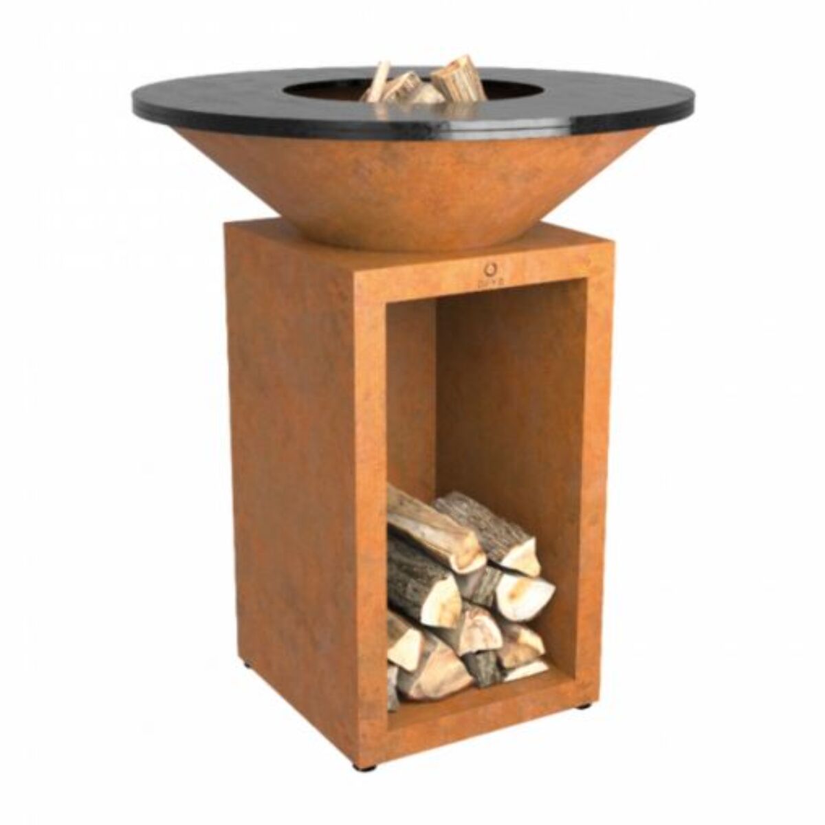 Brasero OFYR Classic Storage Corten 85 OC3C85