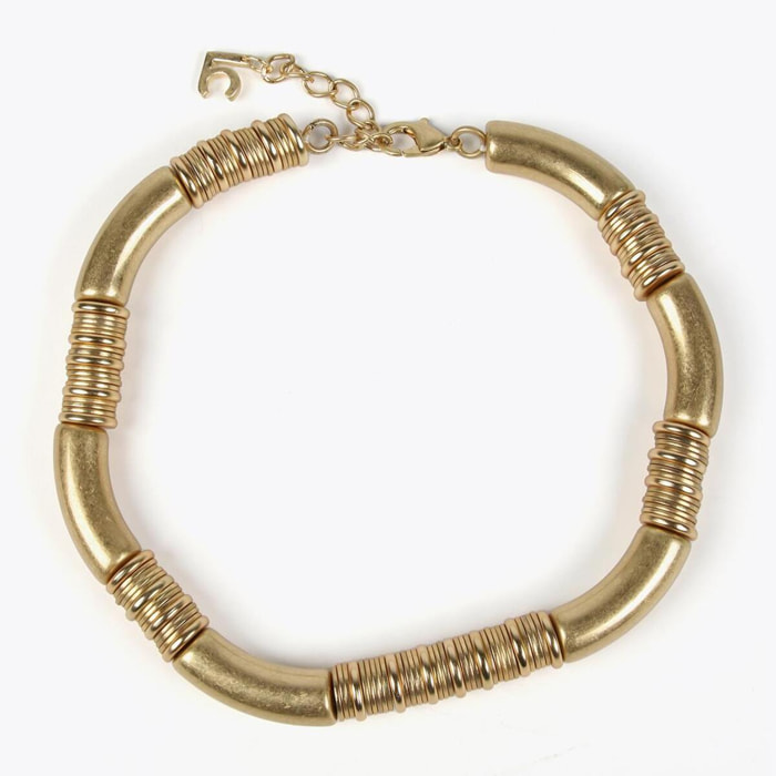 Collana elementi dorati