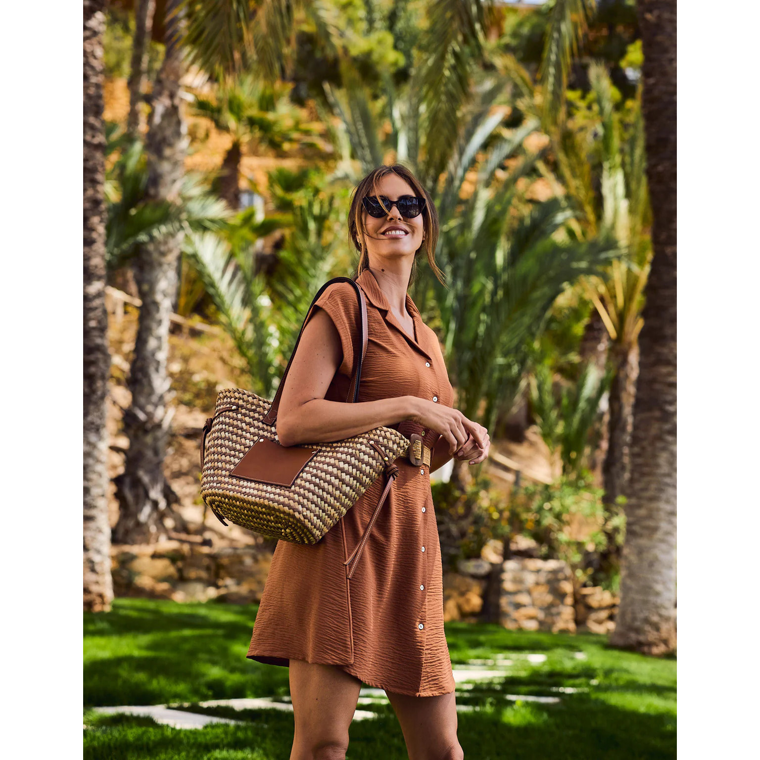 Vestido Corto Marrón - Tonlon