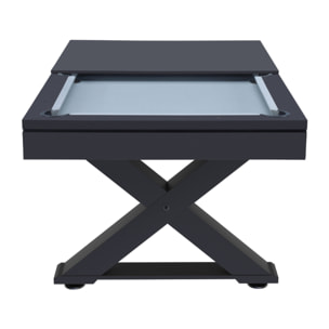 Table multi-jeux, ping-pong et billard en bois noir ARIZONA