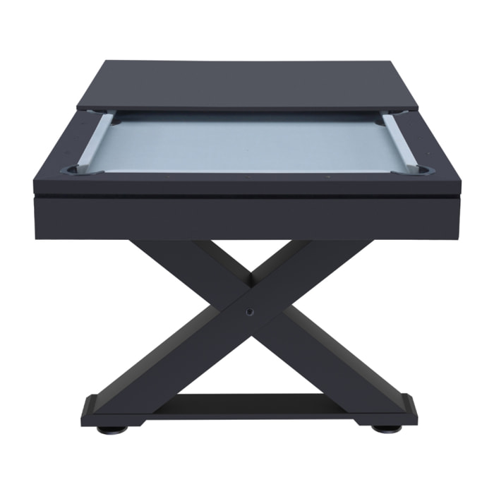 Table multi-jeux, ping-pong et billard en bois noir ARIZONA