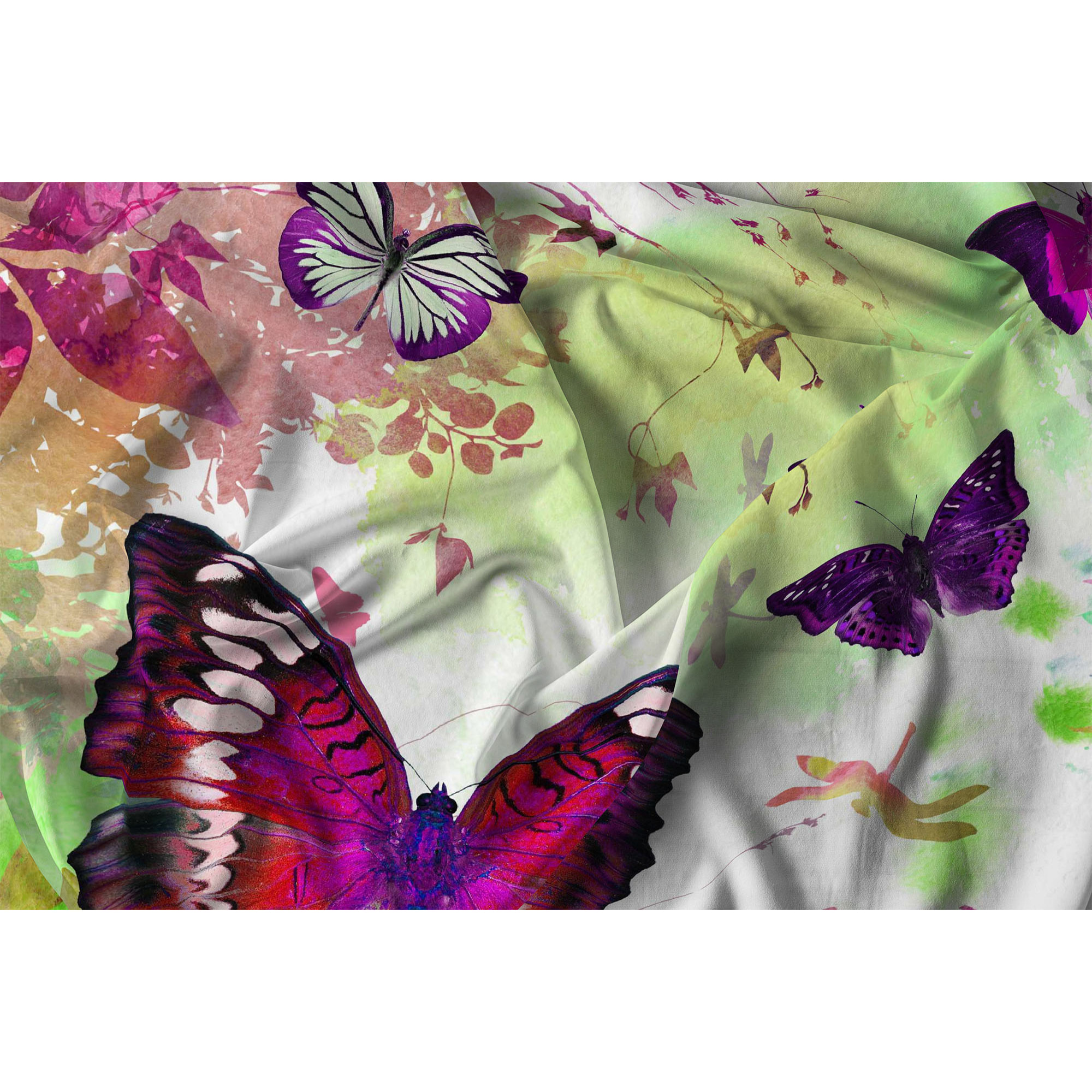 PARURE COPRIPIUMINIO KIOSA Stampa Digitale, 100% cotone Made in Italy - MATRIMONIALE