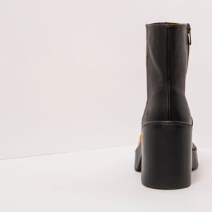 Botines con tacón 1974 NAPPA YELLOW-BRONZE/BERNA color Yellow-bronze