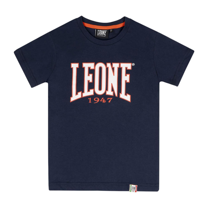T-shirt da bambino in cotone Leone New Basic