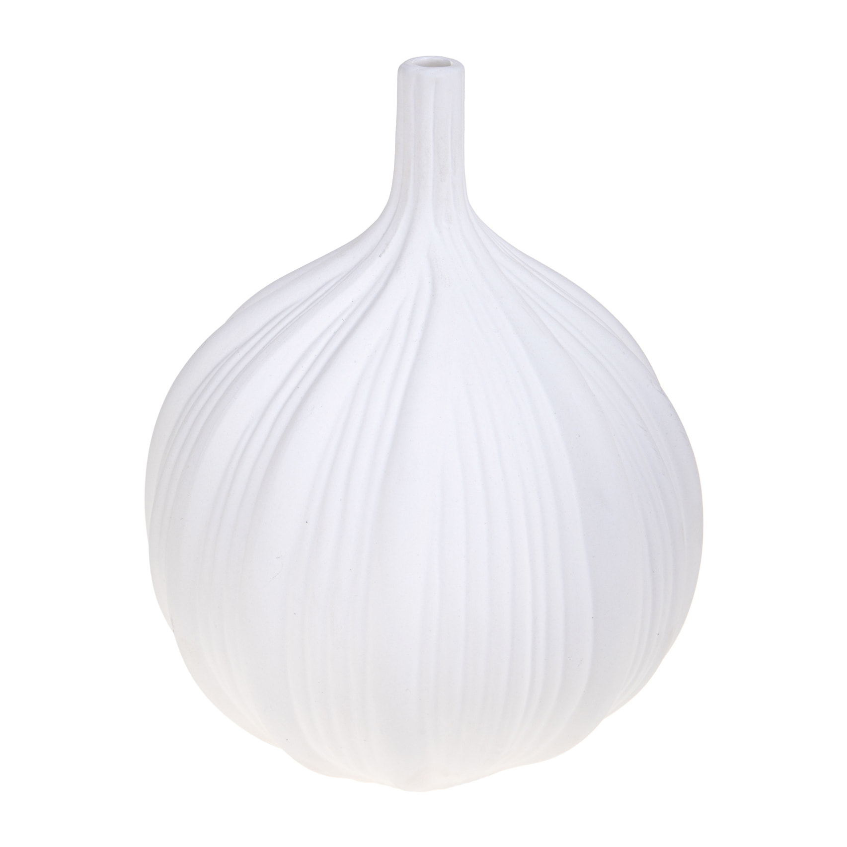 Vaso Cocoon 18Xh.24 Cm - Pezzi 1 - 18X24X18cm - Colore: Bianco - Bianchi Dino - Decori Casa E Complementi