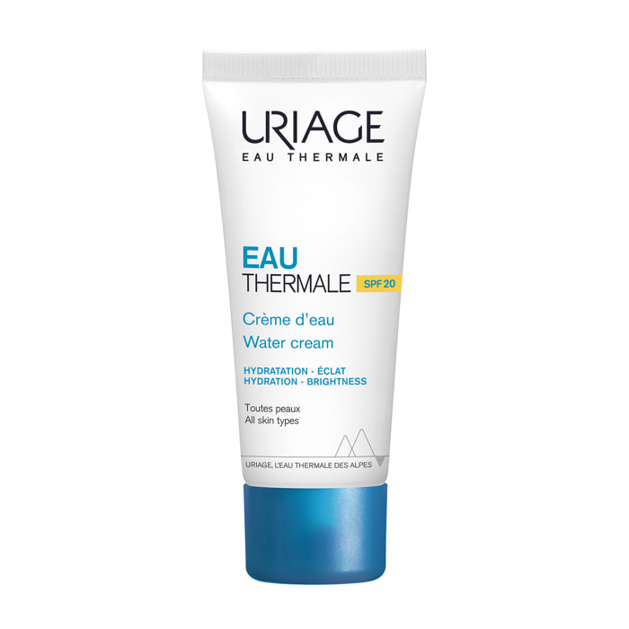 Eau Thermale - Crème d'Eau SPF20 - Hydrate, Protège & Illumine 40 ml