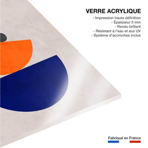 Tableau bleu de chine  Tableau plexiglas