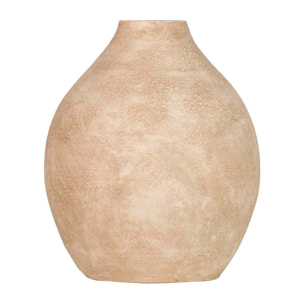 Florero Ceramica Beige 26x26x30 Cm