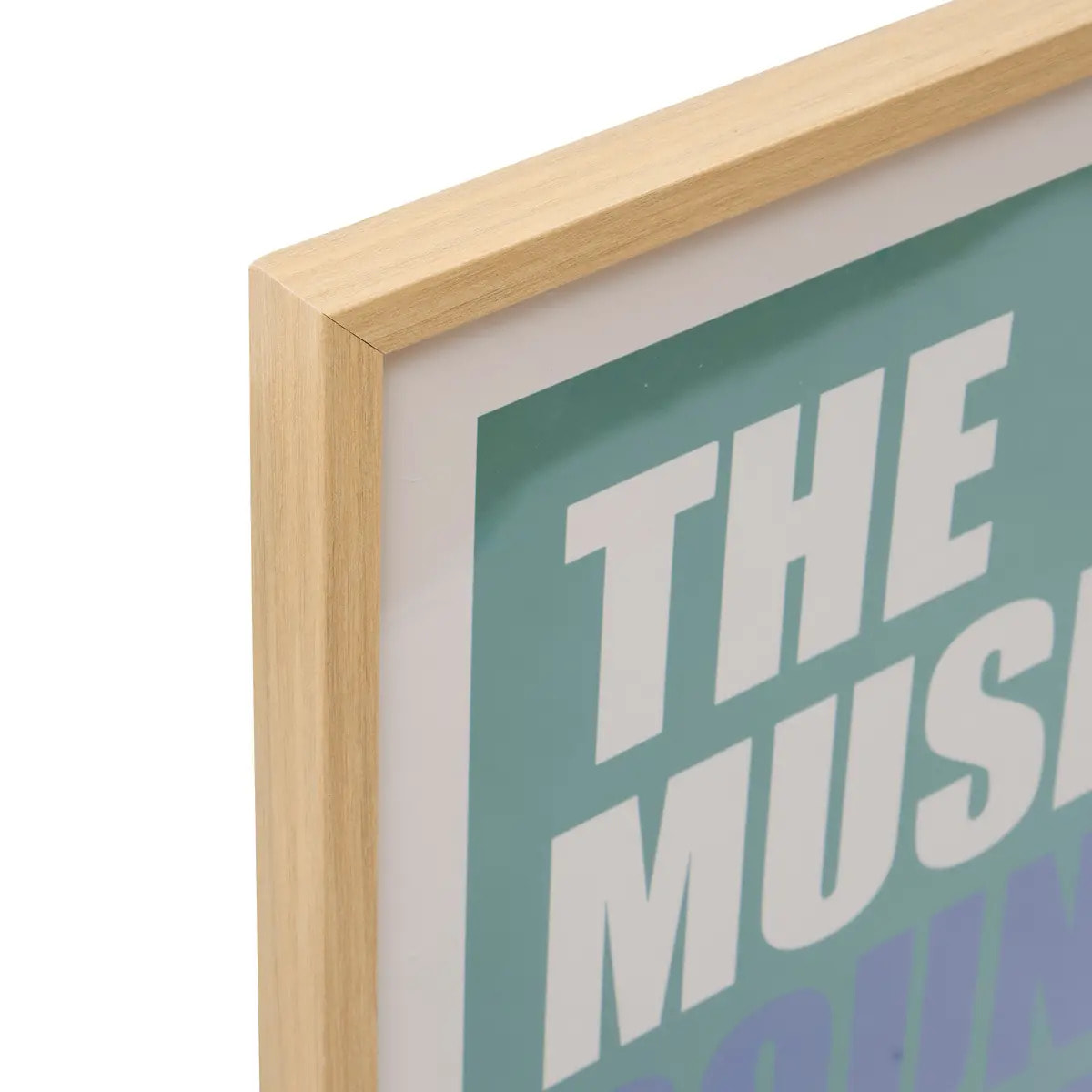 Affiche encadrée Darius vert cèdre 50x70cm