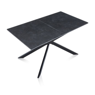 Mesa de comedor extensible Onix Negro