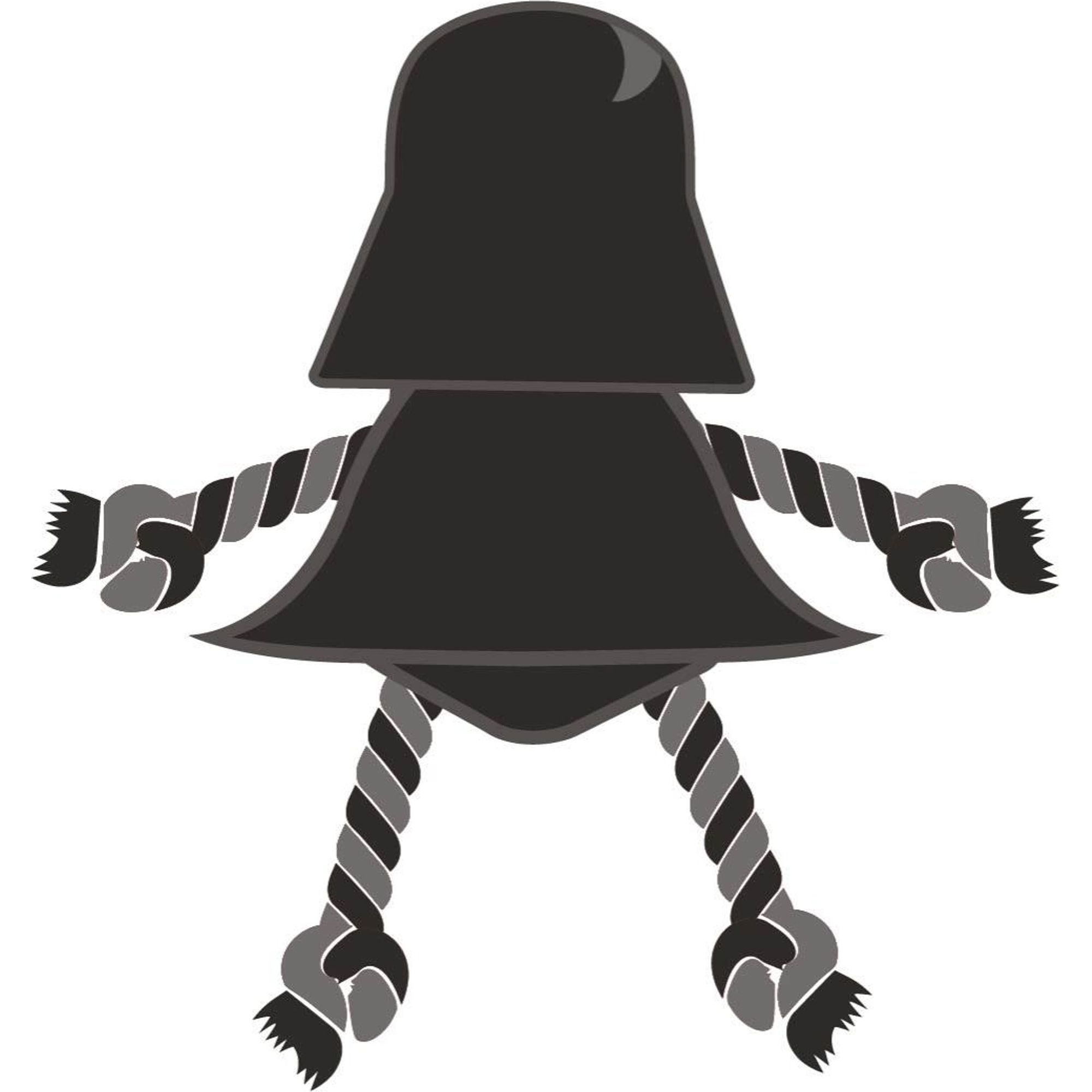 Cuerda Dental Para Perro Star Wars Darth Vader Black