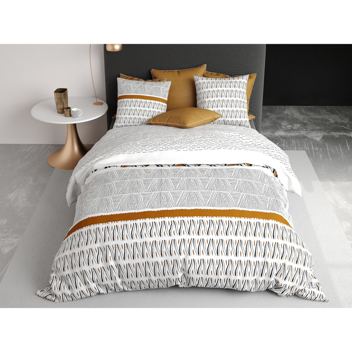 Parure housse de couette coton Louxor